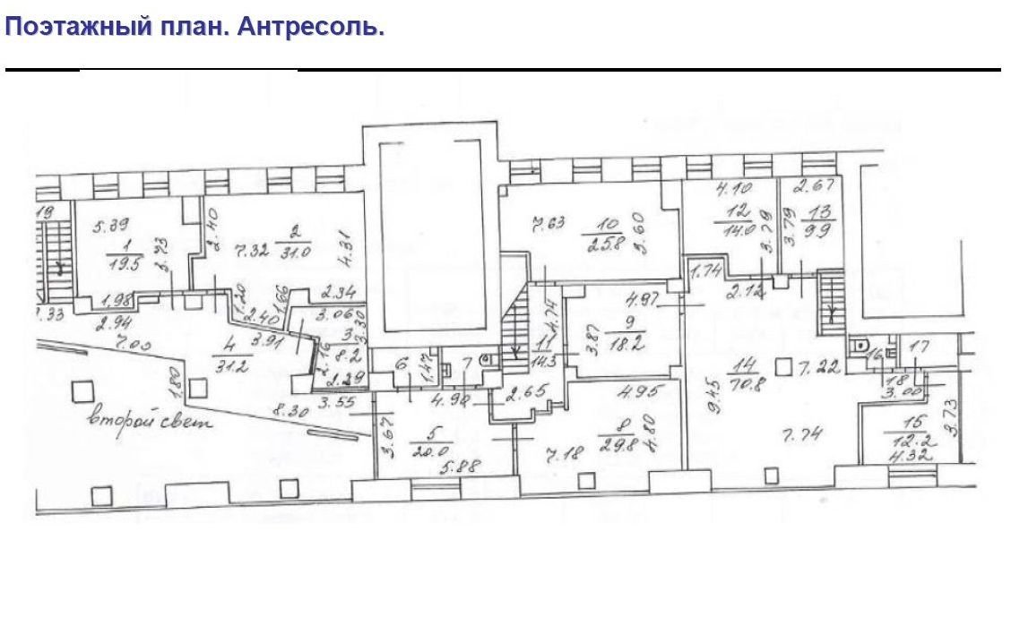Аренда офиса 723 м² БЦ 