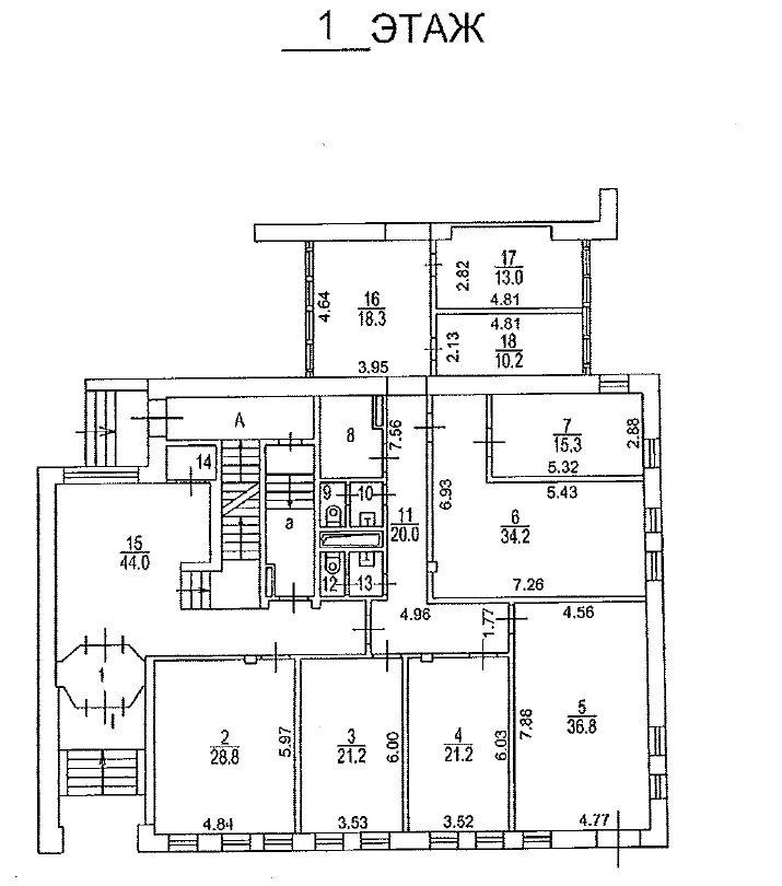 Аренда офиса 2000 м² БЦ Палашевский Хаус