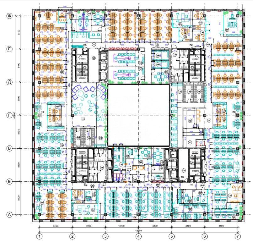 Аренда офиса 4422 м² БЦ АЛКОН