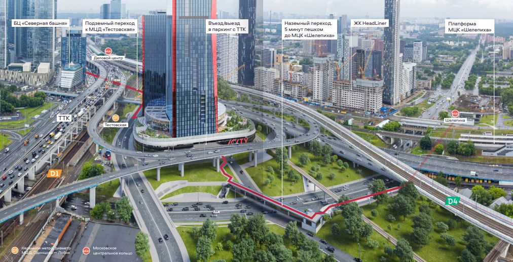 Аренда офиса 174 м² БЦ ICITY 