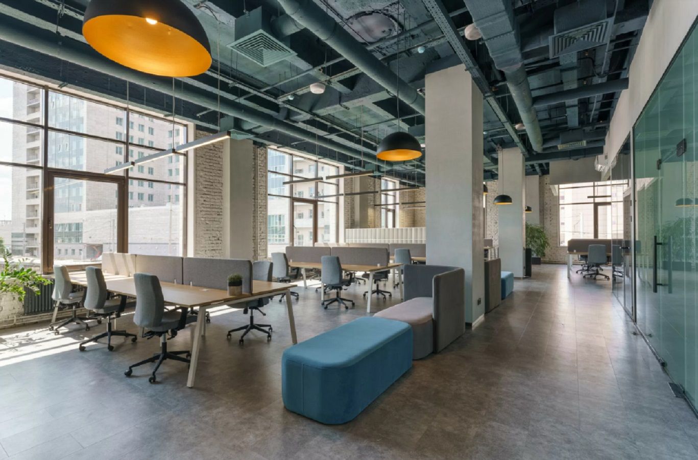 Аренда офиса 720 м² БЦ Рябовская Мануфактура