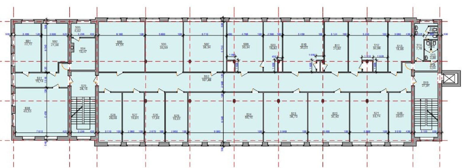 Аренда офиса 1720.2 м² БЦ 2-я Звенигородская 12с6