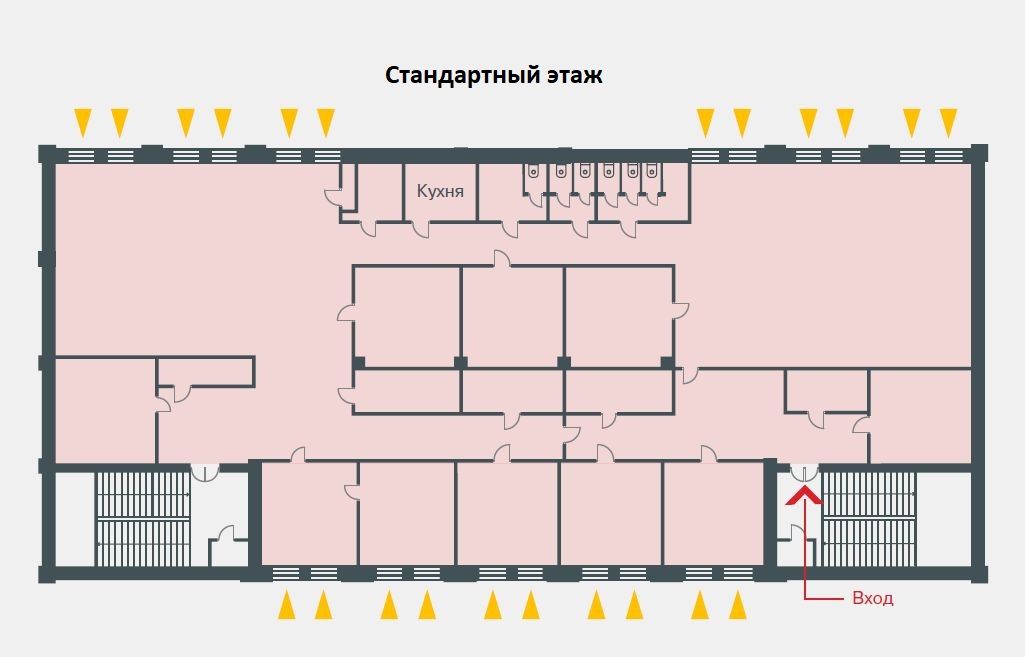 Аренда офиса 6259 м² БЦ Большая Татарская 35с4