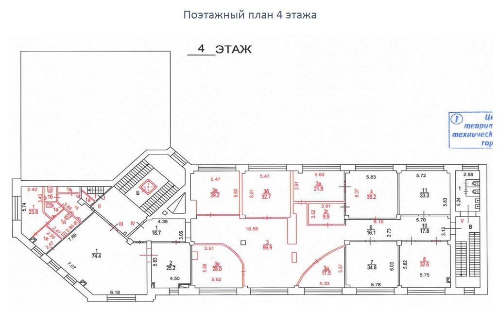 Аренда офиса 2357 м² БЦ 3-я Тверская-Ямская 39/5с5