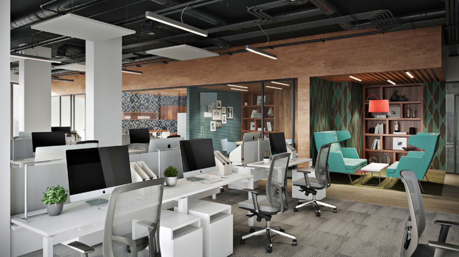 Аренда офиса 1025 м² БЦ Poklonka Place