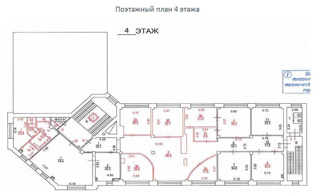 Аренда офиса 2357 м² БЦ 3-я Тверская-Ямская 39/5с5