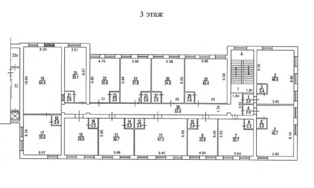 Аренда офиса 6227 м² БЦ Басманный парк