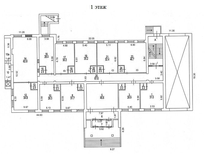 Аренда офиса 2415 м² БЦ Басманный парк