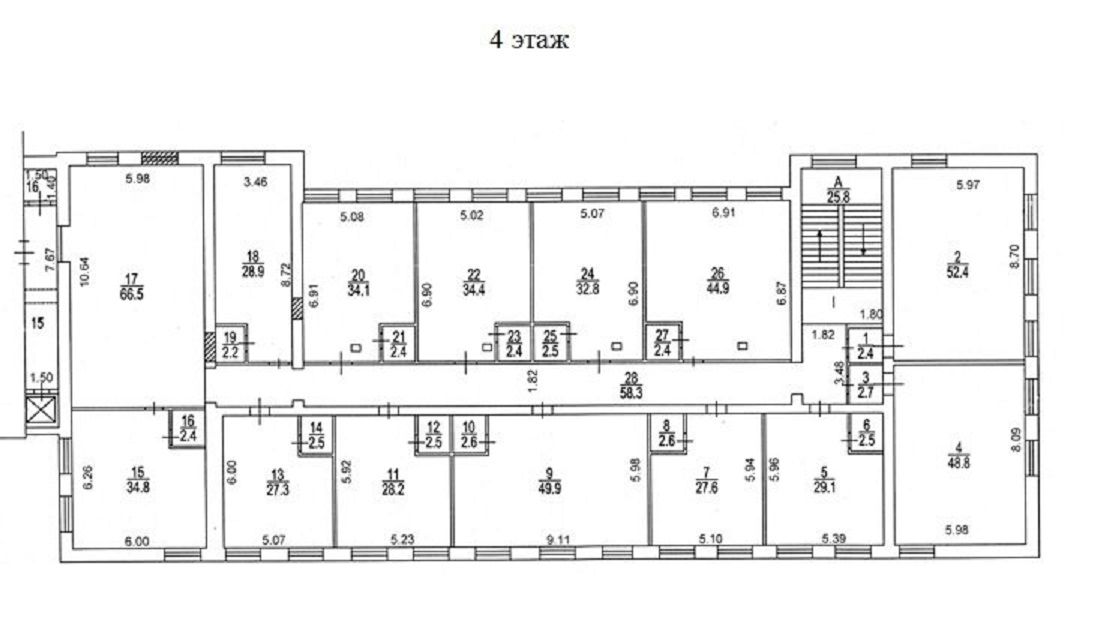 Аренда офиса 2415 м² БЦ Басманный парк