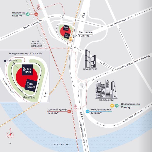 Аренда офиса 1249 м² БЦ ICITY 