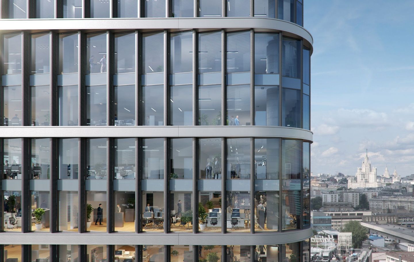 Аренда офиса 8137 м² БЦ DubininSKY 