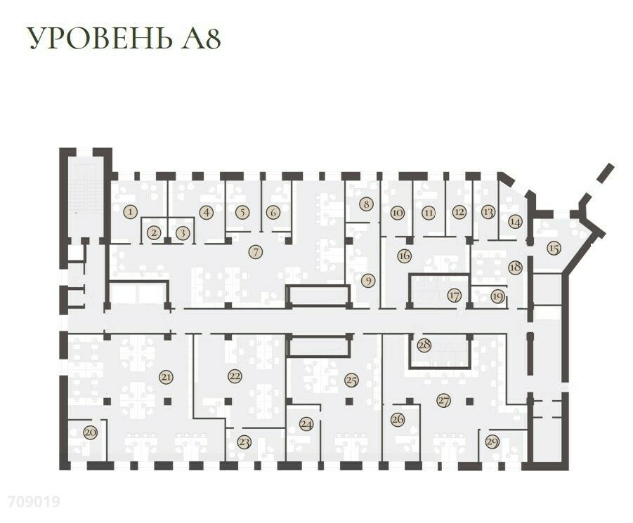 Аренда офиса 11000 м² БЦ Пятницкая 25 стр 1
