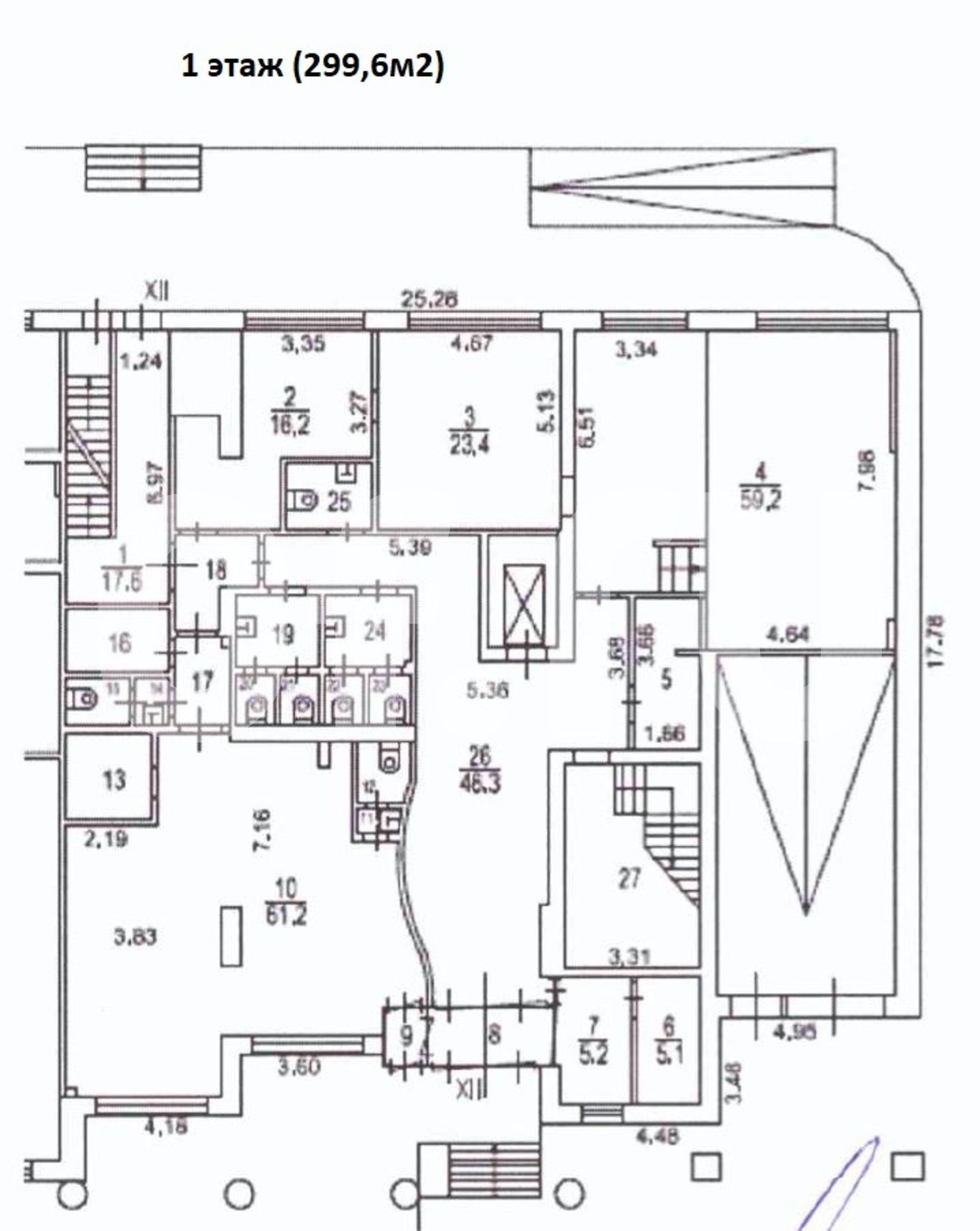 Аренда офиса 2260 м² БЦ ЖК Филлиповский 8