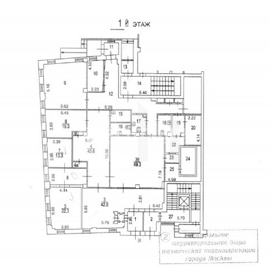 Аренда офиса 4995 м² БЦ Лялин переулок 19к1