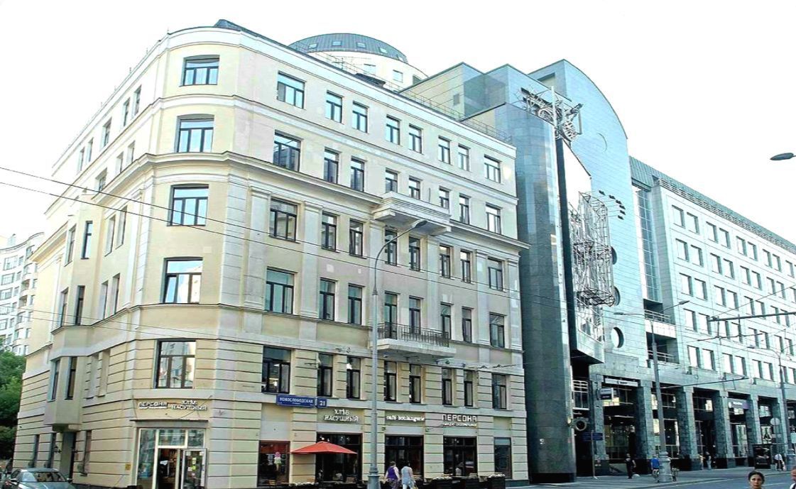 Аренда офиса 2200 м² БЦ Новослободская 21