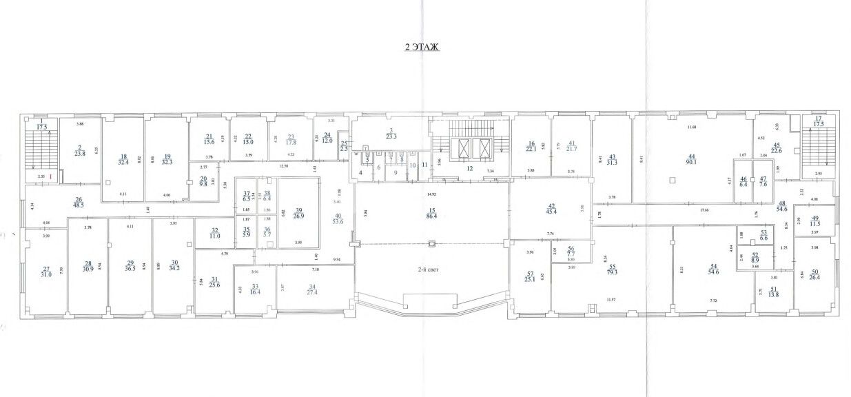 Аренда офиса 4079 м² БЦ Серебрякова 6